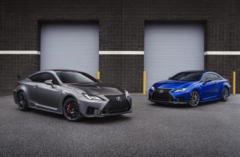 The new 2019 Lexus RC F