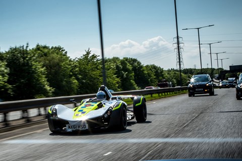 Can police cars catch you speeding? Yes they can, in a BAC Mono police car