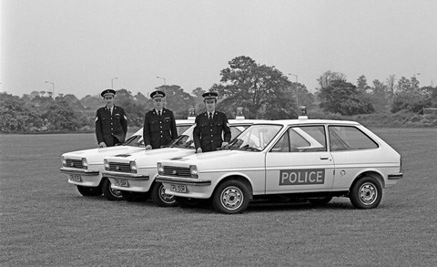 1970s Ford Fiesta police car