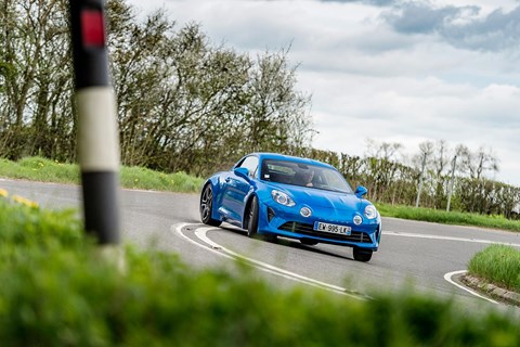 Alpine A110 front drift