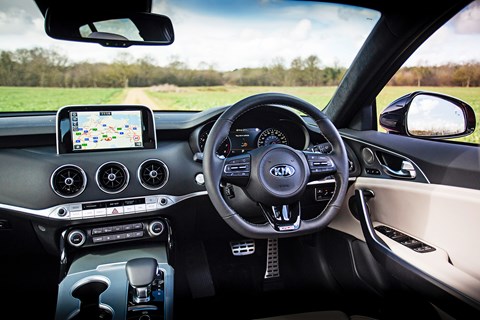 Kia Stinger GT-S interior and cabin