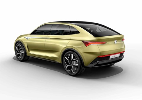 Skoda's first electric car: the Vision E - and there'll be an e-RS performance spec too