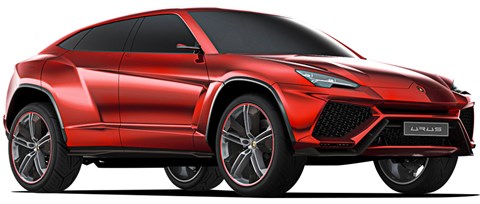 Lamborghini Urus due 2018 uses Audi's full-size SUV platform