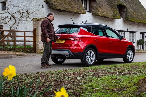 Colin Overland and the CAR magazine Seat Arona