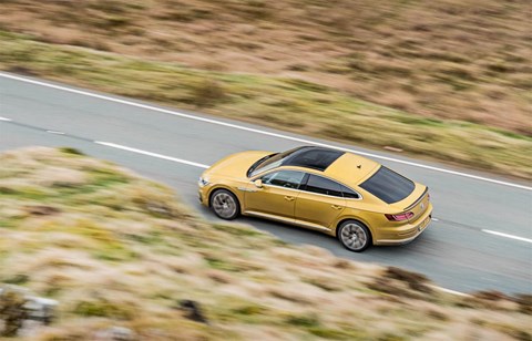 VW Arteon: not quite a panoramic sunroof