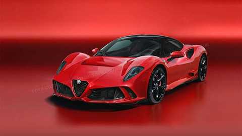 CAR magazine's Alfa Romeo 8C artist's impression by Andrei Avarvarii