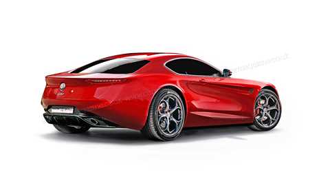 The new 2021 Alfa Romeo GTV, rendered for CAR magazine by Avarvarii