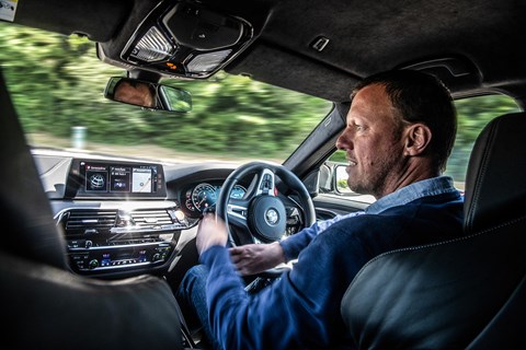 BMW M5 drift school with Mark Walton