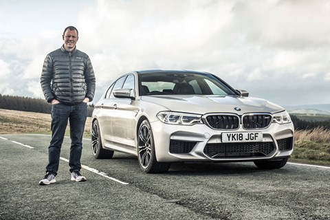 CAR magazine's Mark Walton and our BMW M5