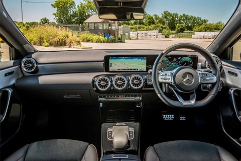 Mercedes A-Class interior and cabin: tech aplenty