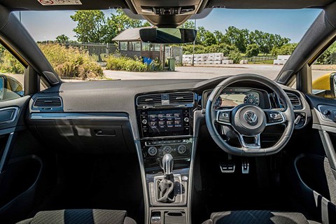 VW Golf interior: a classy cabin