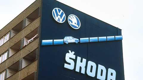 VW badge arrived just in time to stop the building rusting away