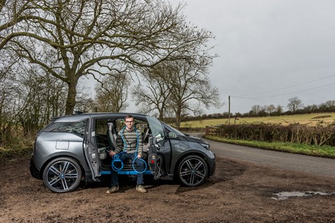 BMW i3 REX plug-in hybrid electric vehicle (PHEV)