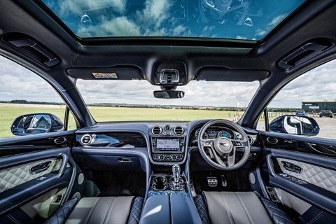 Bentley Bentayga interior