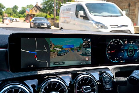 Mercedes MBUX and augmented reality sat-nav
