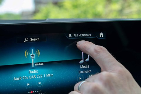 Or use the MBUX touchscreen - and you can tailor the car to your own preferences