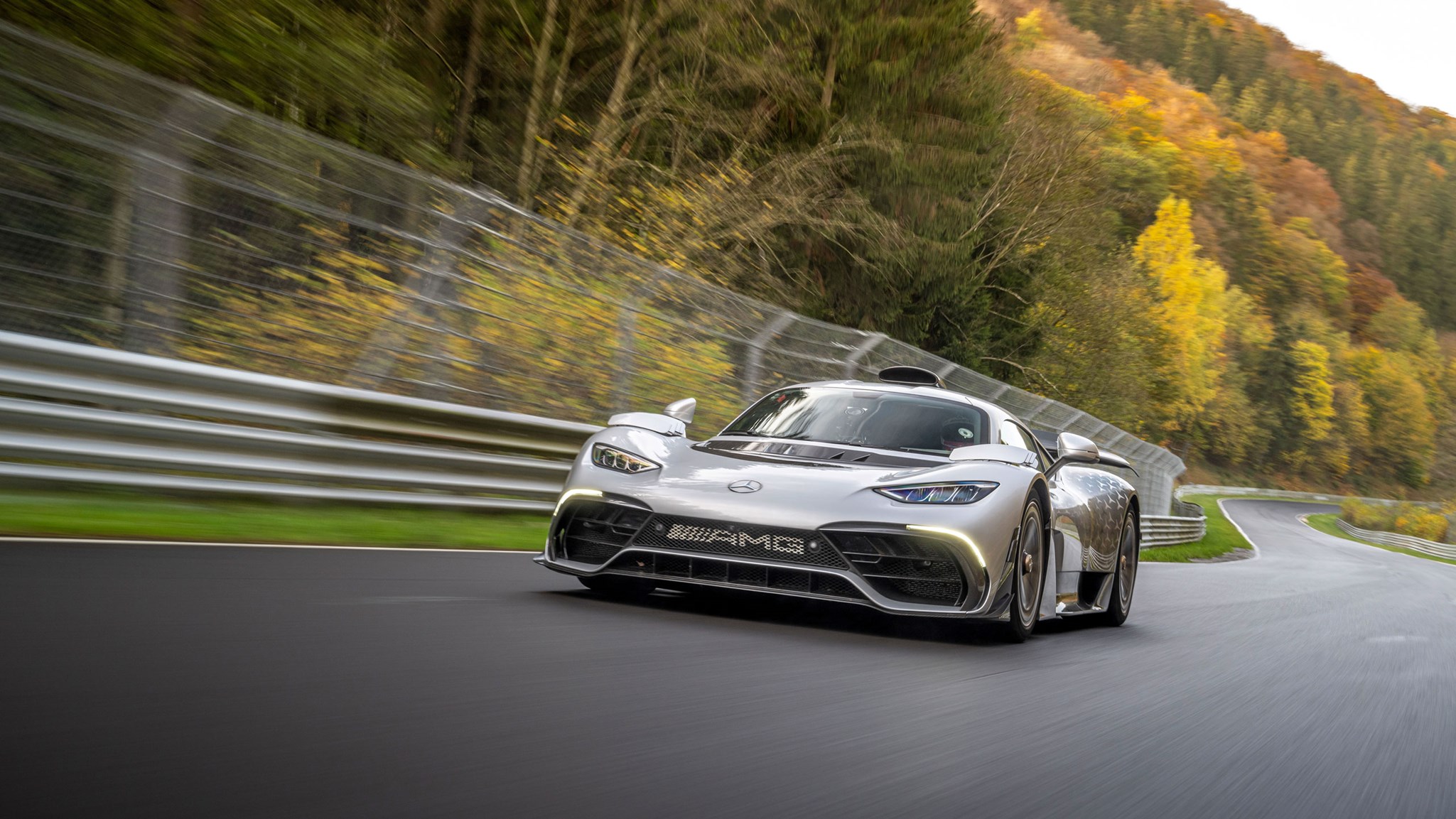 The Mercedes AMG One has smashed the 'Ring lap record