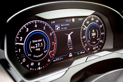 Arteon predictive cruise instruments