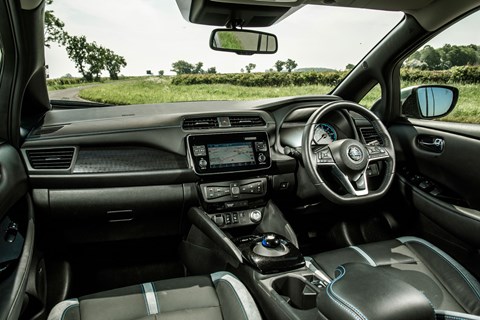 Nissan Leaf EV interior
