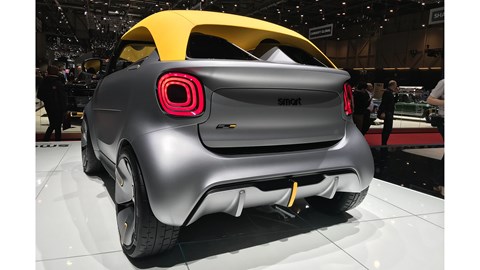 Smart Forease+ concept at 2019 Geneva motor show - rear view