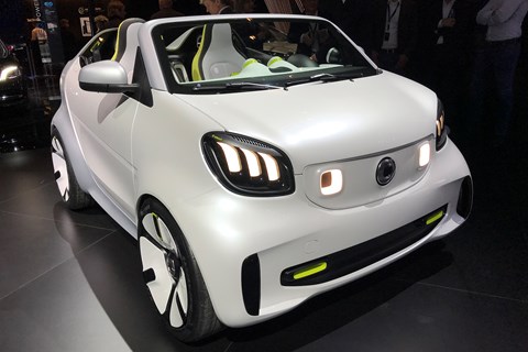 Smart Forease+ concept at 2019 Geneva motor show - front view