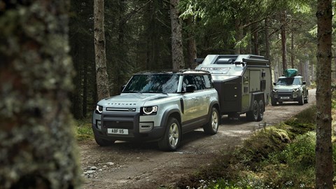 2020 Land Rover Defender towing
