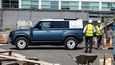 Land Rover Defender Hard Top: the commercial van version