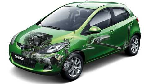 Mazda 2 has benefited from the company's 'gram strategy'. It means every last ounce is designed out at the drawing board. Lighter cars = less fuel = more performance. Win-win