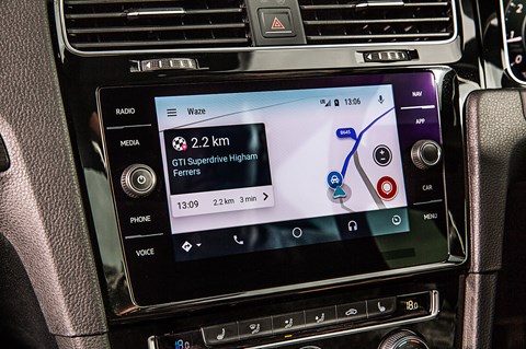 Waze GTI Superdrives screen