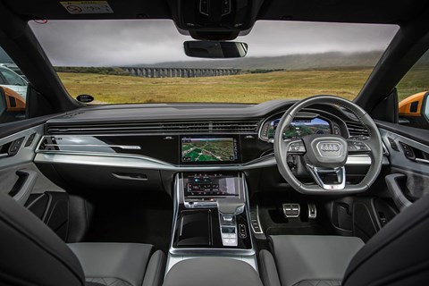 Audi Q8 interior and cabin