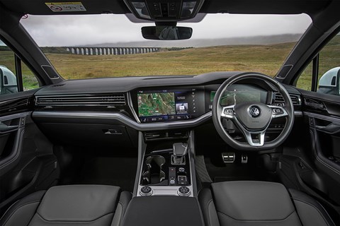 VW Touareg interior and cabin