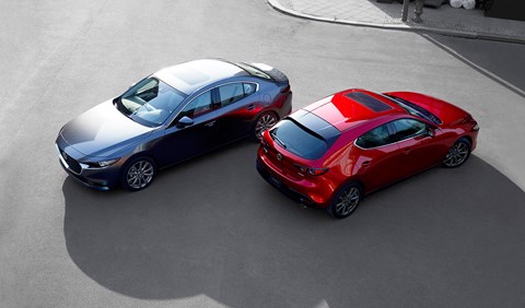New Mazda 3 hatchback and saloon