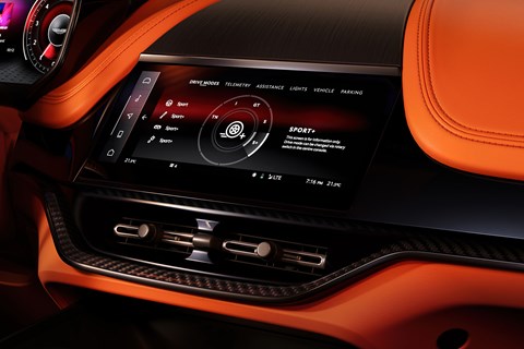 Latest infotainment and Apple CarPlay integration for 2024 Aston Martin DBX