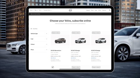 Care by Volvo desktop