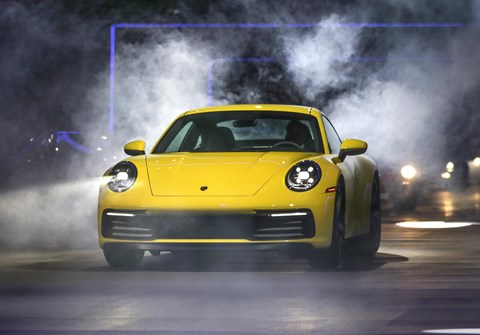 Porsche 992 at Los Angeles motor show 2018