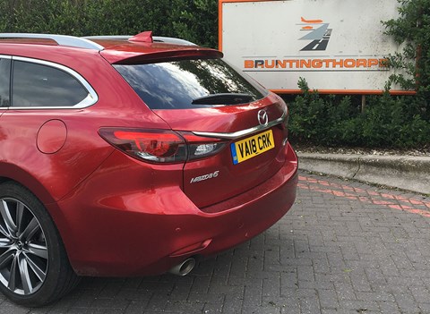 Our Mazda 6 Tourer visits Bruntingthorpe proving ground