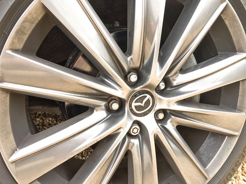 Alloy wheels on our Mazda 6 Tourer