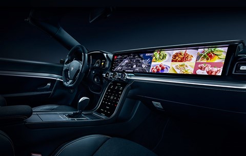 Huge widescreen interiors are planned by some car makers (NB this is not an Audi cabin)
