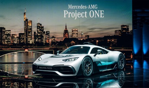 The Mercedes-AMG One hypercar