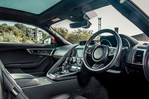 Jaguar F-Type P300 interior