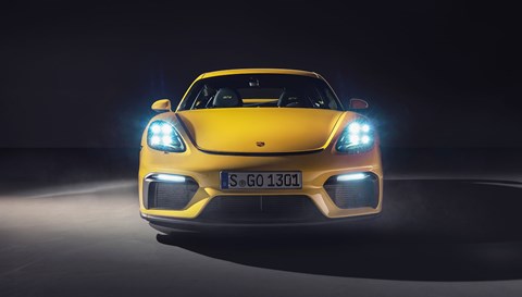 Front of the new Cayman GT4: the purest mid-engined Porsche yet?