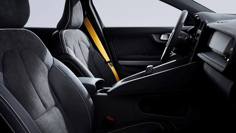 The interior of the new Polestar 2 BST edition 230