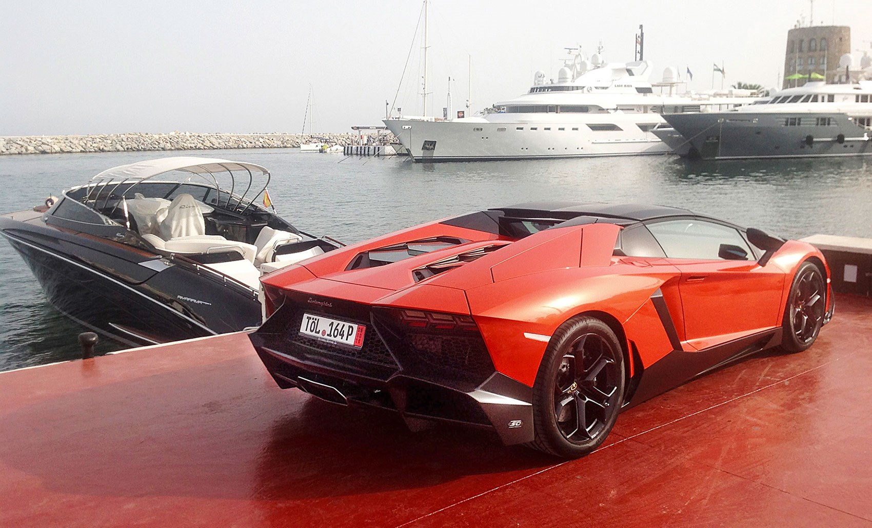 Lamborghini Aventador spotted in Puerto Banus, Spain on 08/08/2015