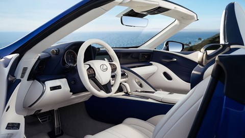 Lexus LC Convertible interior 