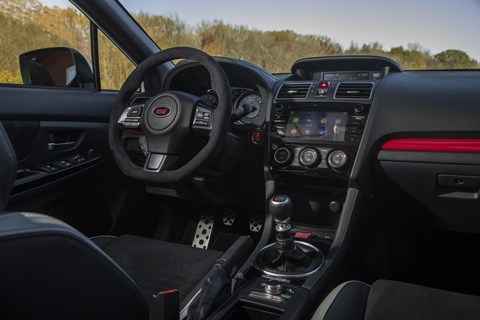 Subaru STI S209 interior and cabin
