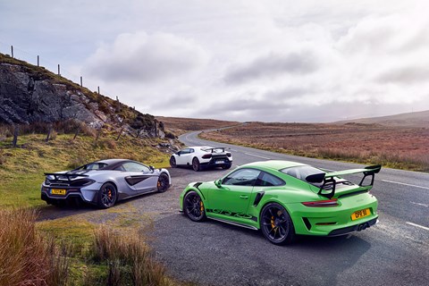 600LT vs GT3 RS vs Huracan Performante trio static