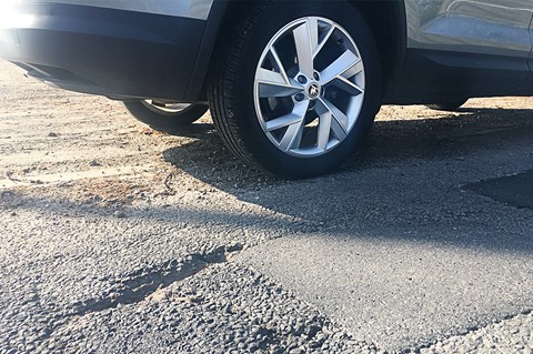 Skoda Kodaiq LTT pothole