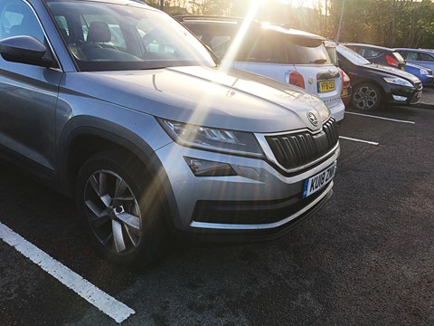 The parking sensors on our Skoda Kodiaq are a bit paranoid...