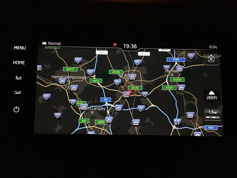 The Columbus sat-nav digital screen on our Skoda Kodiaq is really rather impressive