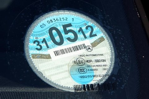 UK car tax disc